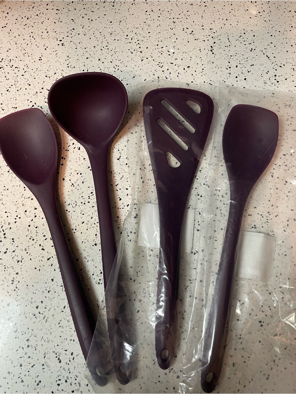 Epicure Purple Cooking Utensils 4 Piece